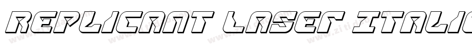 Replicant Laser Italic字体转换